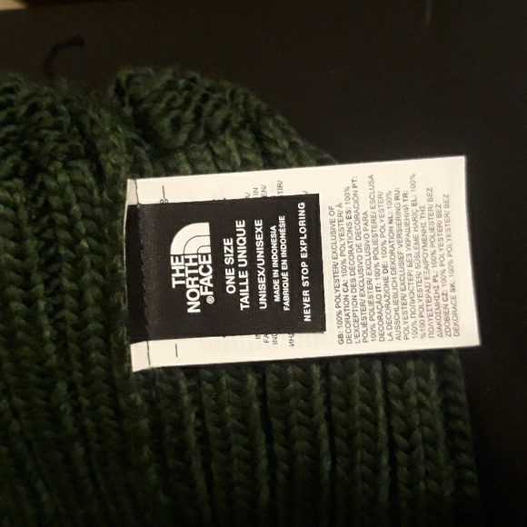 North Face Heritage Ski Tuke Beanie - Pine Needle/misty sage - Picture 7 of 9